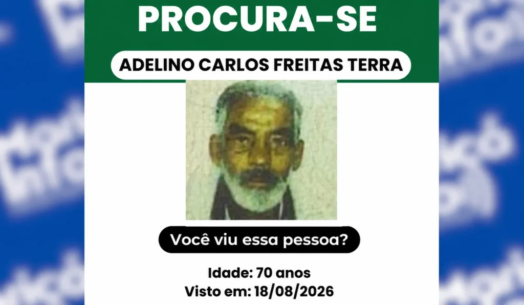 Idoso de 70 anos desaparece após sair de casa no Badu, em Niterói